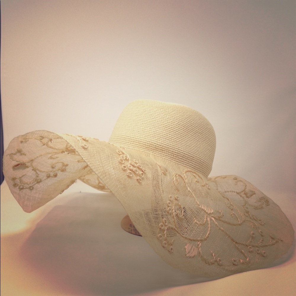 WEDDING HAT ERIC JAVITS NWT